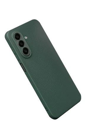 Samsung Galaxy A57 5G Thermax Silikon Kılıf - Koyu Yeşil