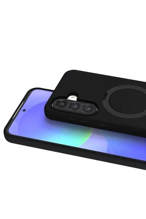 SamsungGalaxyA375GRegalMagsafeStandlıKapak-Siyah