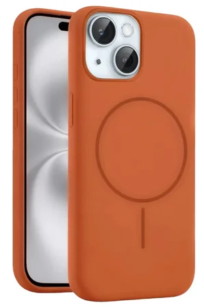 iPhone14KılıfJullyMagsafeKapak-Turuncu