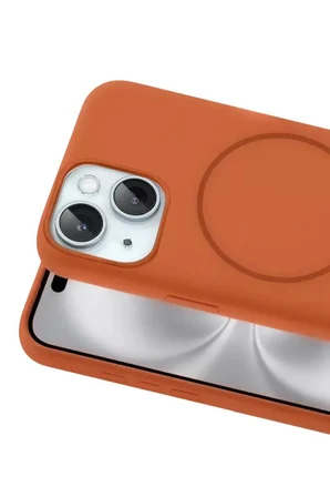 iPhone14KılıfJullyMagsafeKapak-Turuncu