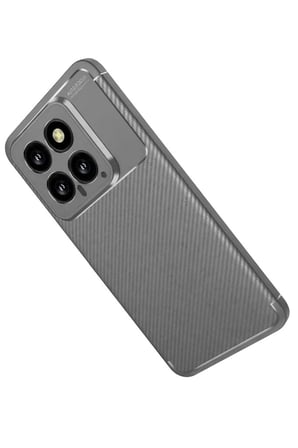 Mi 14T Kılıf Auto Focus Karbon Kapak - Gri