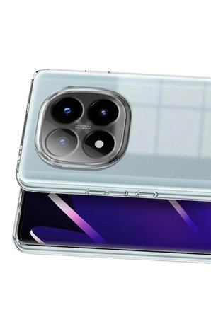 Redmi Note 15 Pro Plus 5G Lüx Şeffaf Silikon - Şeffaf