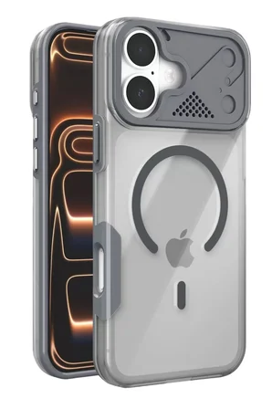 iPhone 17 Zinko Magsafe Kapak - Titan Gri