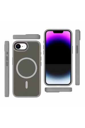 iPhone 17E Megane Magsafe Kapak - Titan Gri