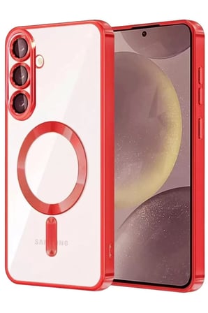 Samsung Galaxy S25 FE Kross Magneticsafe Kapak - Kırmızı