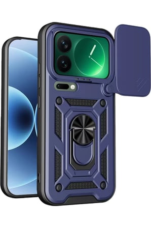 Mi 17 Pro Max Pars Lens Yüzüklü Silikon - Lacivert
