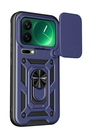 Mi 17 Pro Max Pars Lens Yüzüklü Silikon - Lacivert
