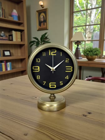 Prestij Vinatge 25 x 20 Cm Metal Masa Saati