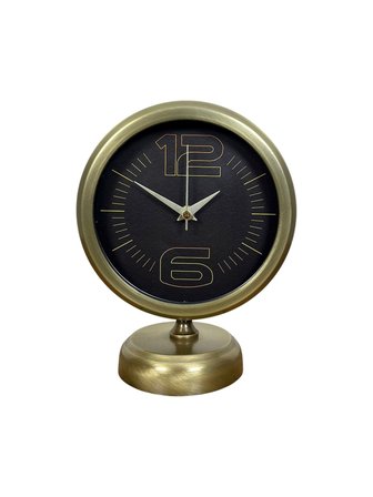 Retro Modern Tasarım 25 x 20 Cm Metal Masa Saati