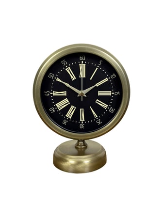 Time Art 25 x 20 Eskitme Metal Masa Saati