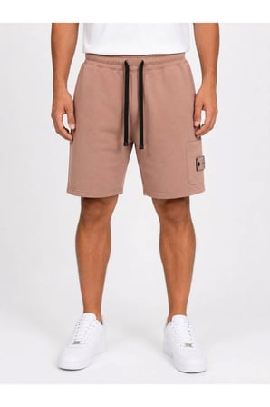 Erkek Pamuklu Cepli Regular Fit Beli Bağcıklı Komando Cepli Şort
