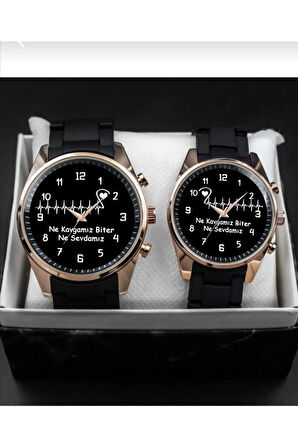 Çift Saatleri Ne Kavgamız Biter Ne Sevdamız Yazılı Sevgili Saati