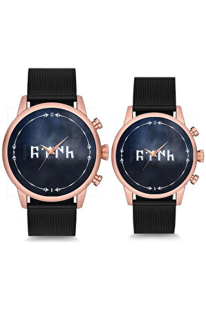 Çift Saatleri Sevgili Saati Sade Kadran Göktürk Çift Kol Saati