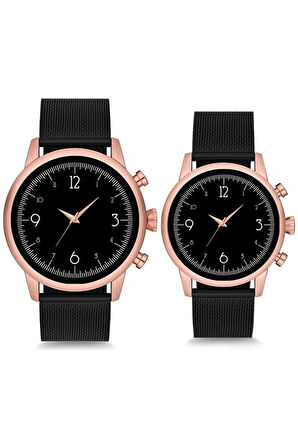 Çift Saatleri Sevgili Saati Sade Tasarım 4 Çift Kol Saati