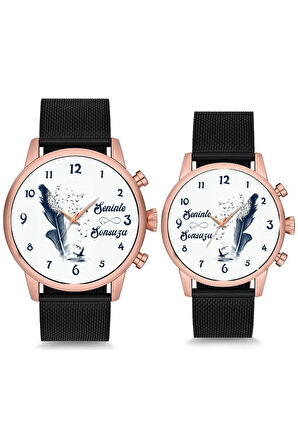 Çift Saatleri Sevgili Saati Seninle Sonsuza Çift Kol Saati