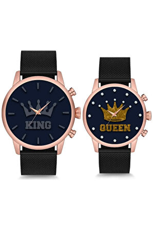 Çift Saatleri Sevgili Saati King Queen Çift Kol Saati
