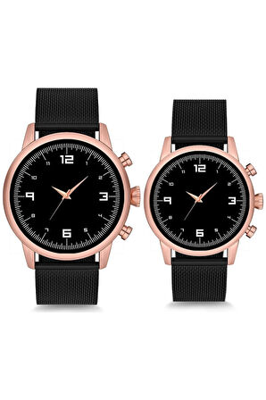 Çift Saatleri Sevgili Saati Sade Tasarım 2 Çift Kol Saati