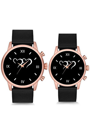 Çift Saatleri Sevgili Saati İç İçe Çift Kol Saati