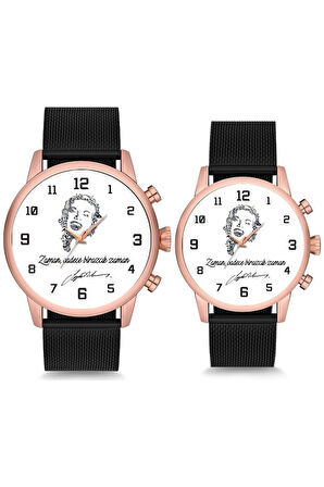Çift Saatleri Sevgili Saati Zaman Sadece Birazcık Zaman Çift Kol Saati