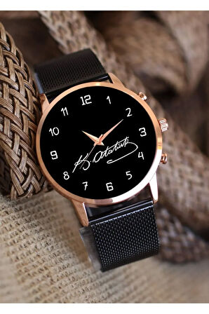 Mustafa Kemal Atatürk Imzalı Tek Bay Kol Saati Doğum Günü Hediyesi