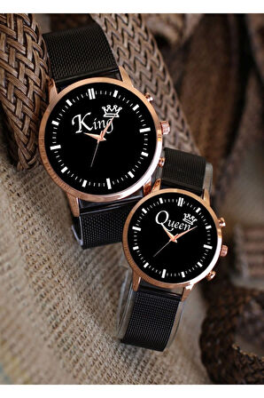 Çift Kol Saatleri Sevgililer Günü Hediyesi King Queen