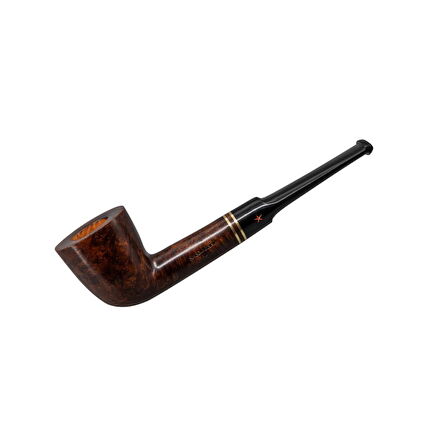 Şahin Kırmızı Yıldız 112 9mm. Filtreli Ebonit Saplı Pipo (237085)