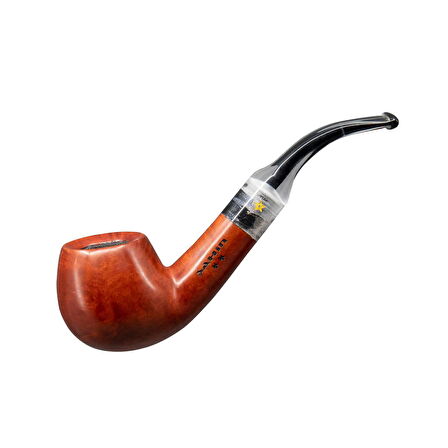 Şahin Sarı Yıldız 120 9mm. Filtreli Akrilik Saplı Pipo (237146)