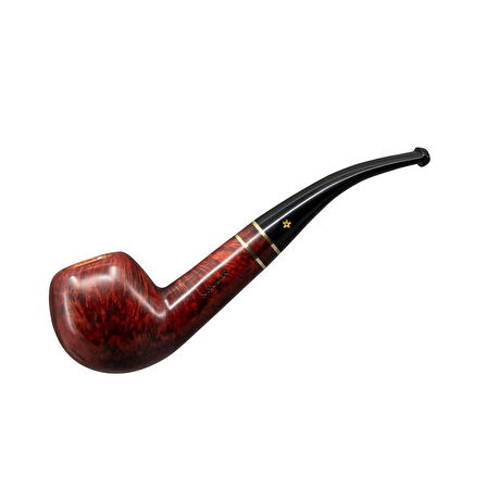 Şahin Sarı Yıldız 131 9mm. Filtreli Ebonit Saplı Pipo (237150)
