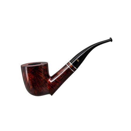 Şahin Üç Yıldız 870 9mm. Filtreli Ebonit Saplı Pipo (237416)