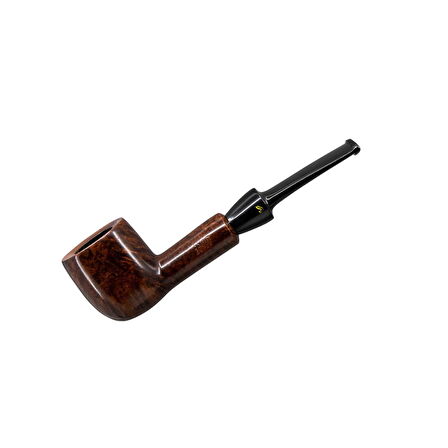 Şahin Üç Yıldız 418 9mm. Filtreli Ebonit Saplı Pipo (237710)