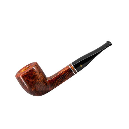 Şahin Üç Yıldız 125 9mm. Filtreli Ebonit Saplı Pipo (237720)