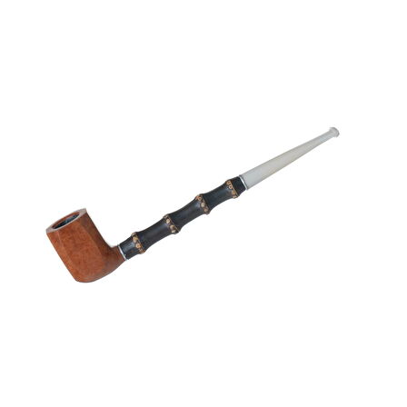 Şahin Bamboo Filtresiz Akrilik Saplı Pipo (240004)