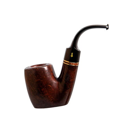 Şahin Professional 860 9mm. Filtreli Ebonit Saplı Pipo (241125)