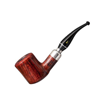 Şahin Silver Club 920 9mm. Filtreli Ebonit Saplı Pipo (243110)