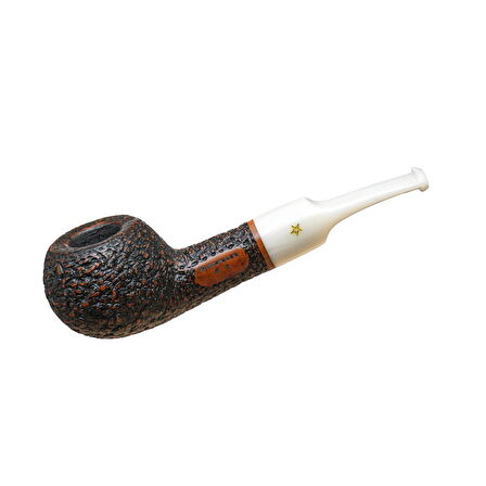 Şahin Sarı Yıldız 480 9mm. Filtreli Akrilik Saplı Pipo (247757)