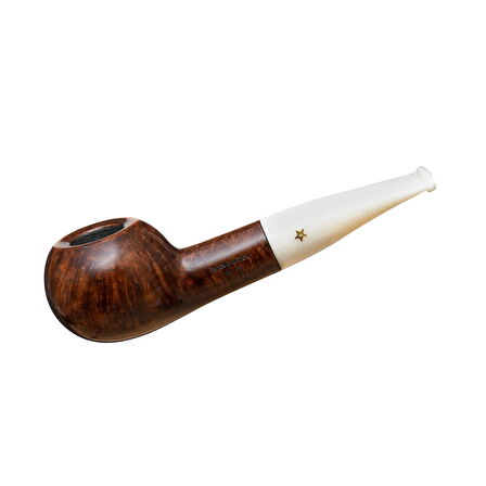 Şahin Sarı Yıldız 480 9mm. Filtreli Akrilik Saplı Pipo (247760)