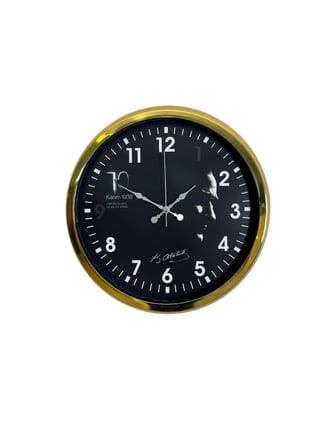 Gold Cumhuriyet Mirası 40 Cm Metal Duvar Saati