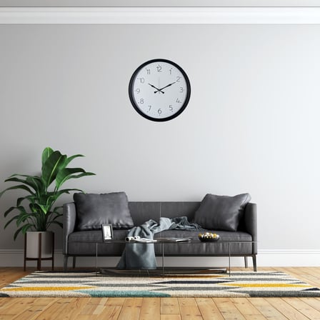 Black Harmoney 52 x 52 Cm Duvar Saati