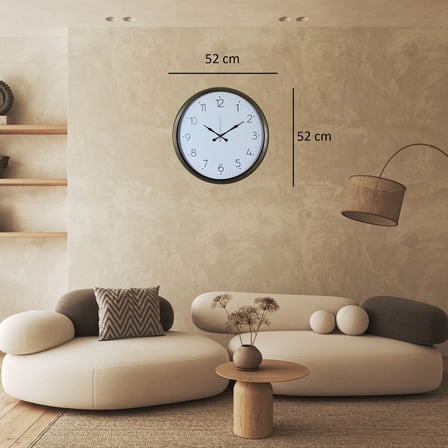 Eskitme Sade Dekoratif 52 x 52 Cm Duvar Saati