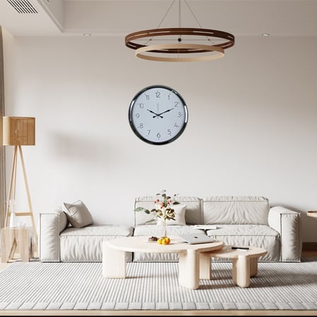 Krom Sade 52 x 52 Cm Duvar Saati