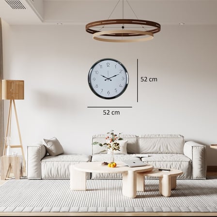 Krom Sade 52 x 52 Cm Duvar Saati