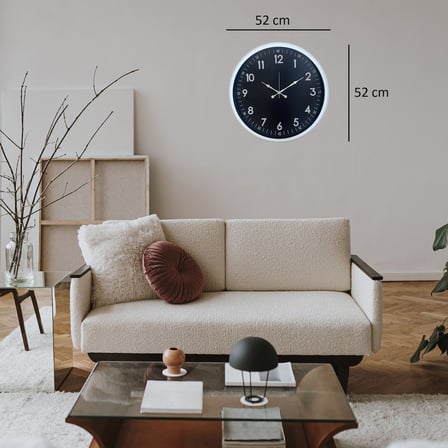 Beyaz Standart 52 x 52 Cm Duvar Saati