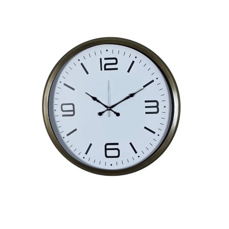 Eskitme Modern 52 Cm Metal Dekoratif Duvar Saati