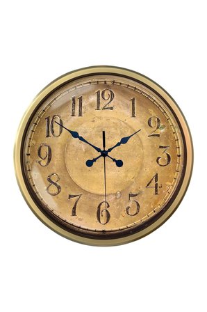 52 cm Eskitme Metal Retro Duvar Saati