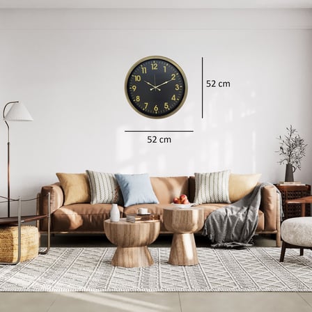 Eskitme Klasik 52 x 52 Cm Duvar Saati