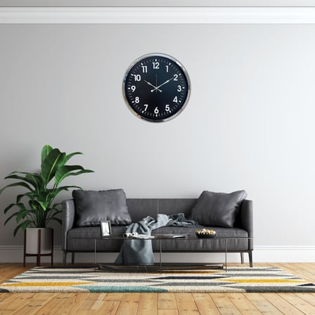Krom Standart Dekoratif 52 x 52 Cm Duvar Saati