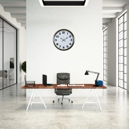 Eskitme 52 Cm Metal Klasik Duvar Saati
