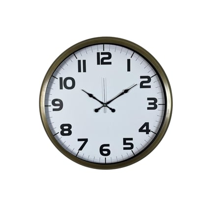 Eskitme 52 Cm Metal Klasik Duvar Saati