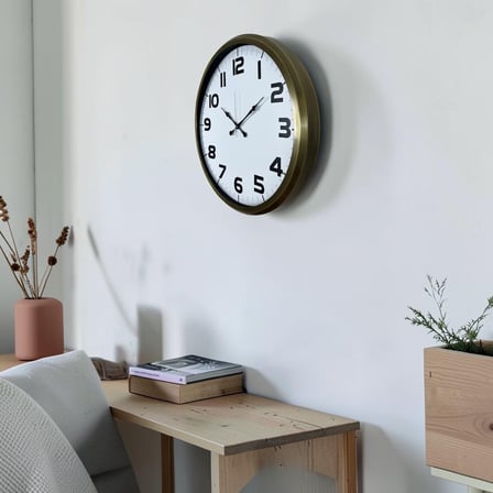 Eskitme 52 Cm Metal Klasik Duvar Saati