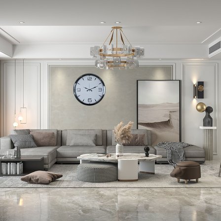 Regal Silver 52 x 52 Cm Duvar Saati
